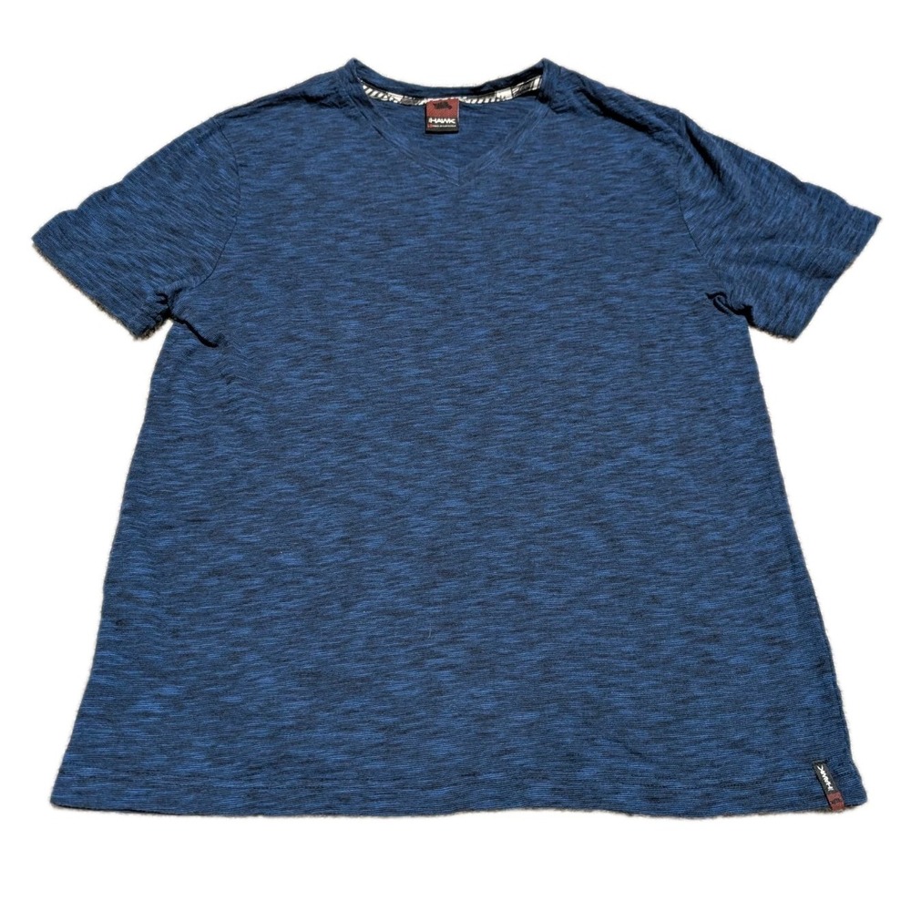 Tony Hawk Heather T Shirt Adult Size L Short Sleeve Crew Neck True Blue